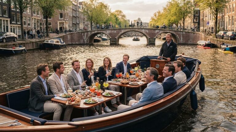 All-Inclusive Bootverhuur Amsterdam: Uniek Teamuitje