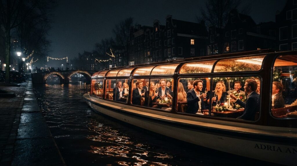 Kerstborrel op een Boot in Amsterdam: Tips & Planning