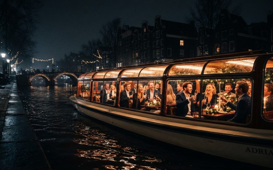 Christmas drinks auf einem Boot in Amsterdam: Tipps& Planung