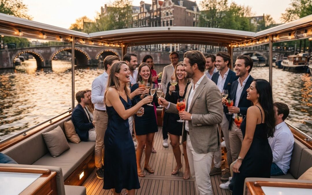 Vrijgezellenfeest op een boot in Amsterdam: Dé gids