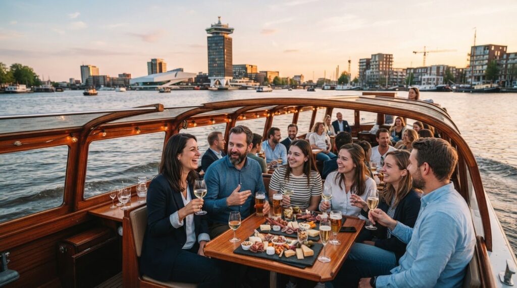VrijMiBo op een Boot in Amsterdam: Compleet Verzorgd