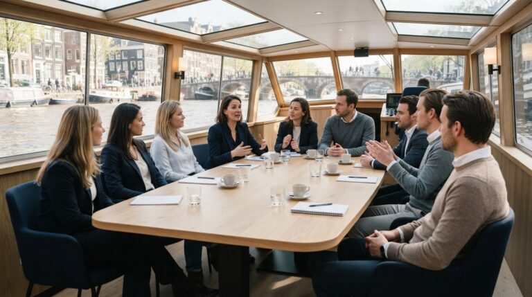 Een varende vergaderlocatie: vergaderen met uitzicht en aandacht