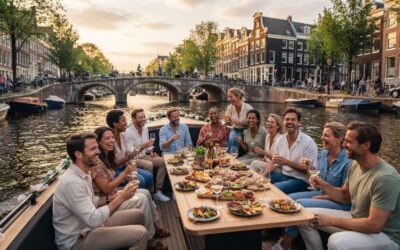 Rondvaart met catering in Amsterdam: Vier je feest